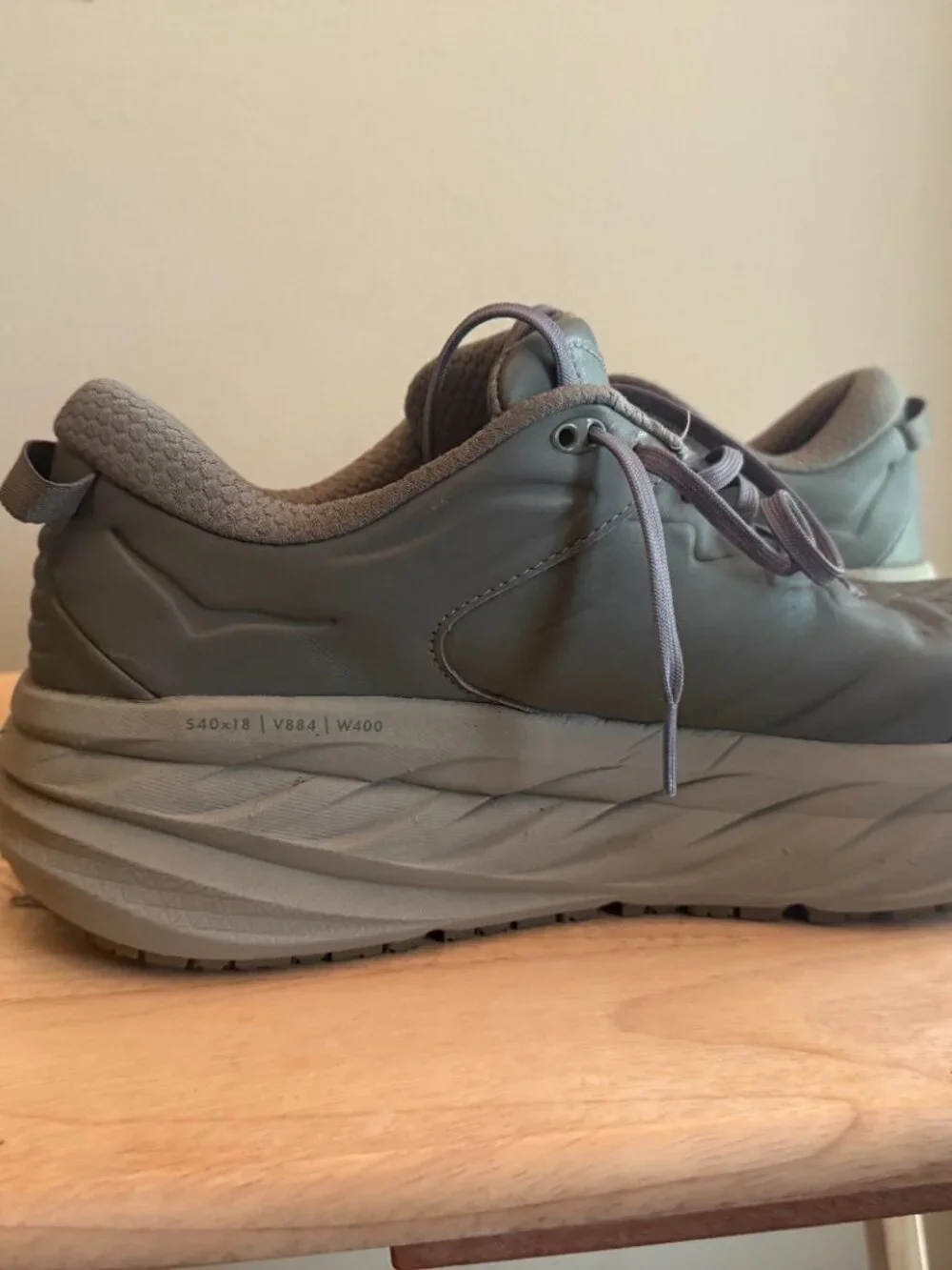 Hoka Bondi SR Men's - Olive Haze / Barley - 13